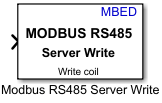 MODBUS RS485 Server Write