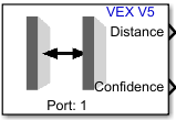 Distance Sensor block