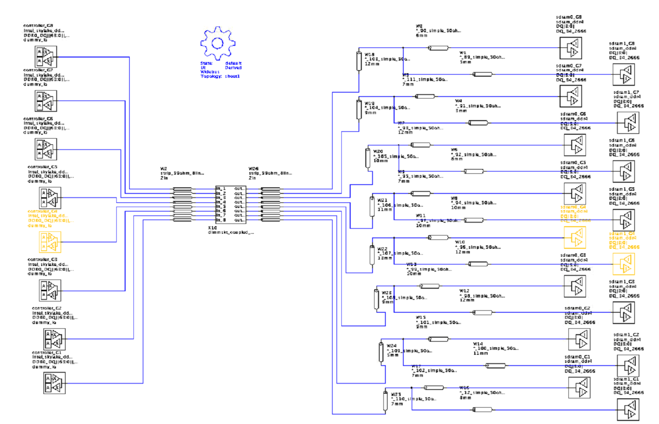 Widebus schematic