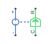 Rotational Electromechanical Converter block