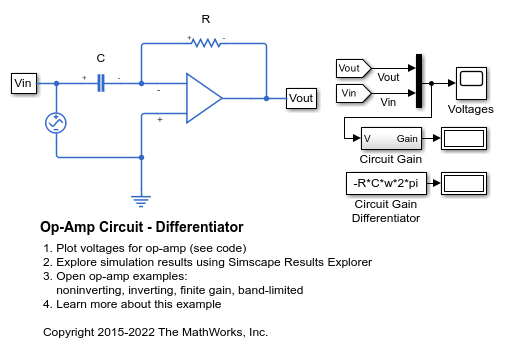 Circuito Op-Amp. Diferenciador