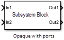 opaque ports