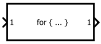 For Iterator Subsystem block