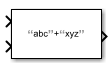 String Concatenate block