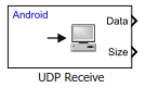 UDP Receive block