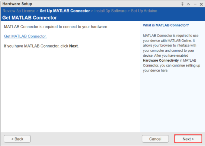 Get MATLAB Connector