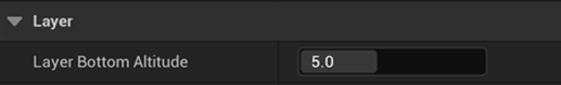 Cloud altitude setting in Unreal Editor