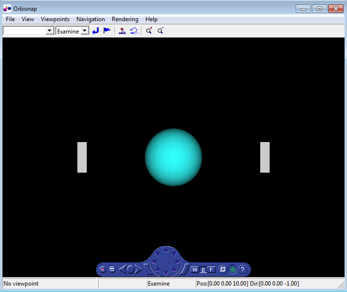 Orbisnap view displaying a round ball.