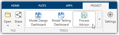 Process Advisor app in Project Tools