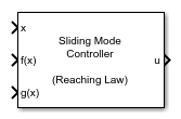 Sliding Model Controller (Reaching Law) block icon