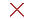 Icon for results that fail.