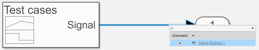 Selected signal and mapping dialog box