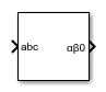 Clarke Transform block