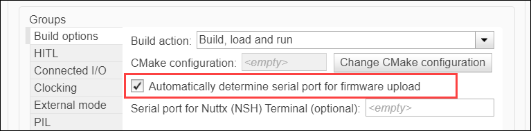 Use the same host serial port