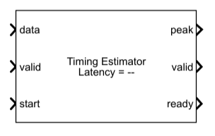Timing Estimator block