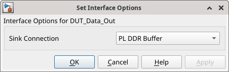 DUT_Data_Out interface options