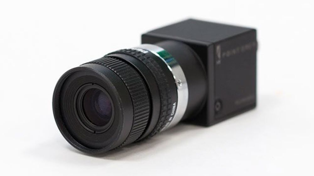 Cámara Point Grey, ejemplo de hardware compatible con Image Acquisition Toolbox.