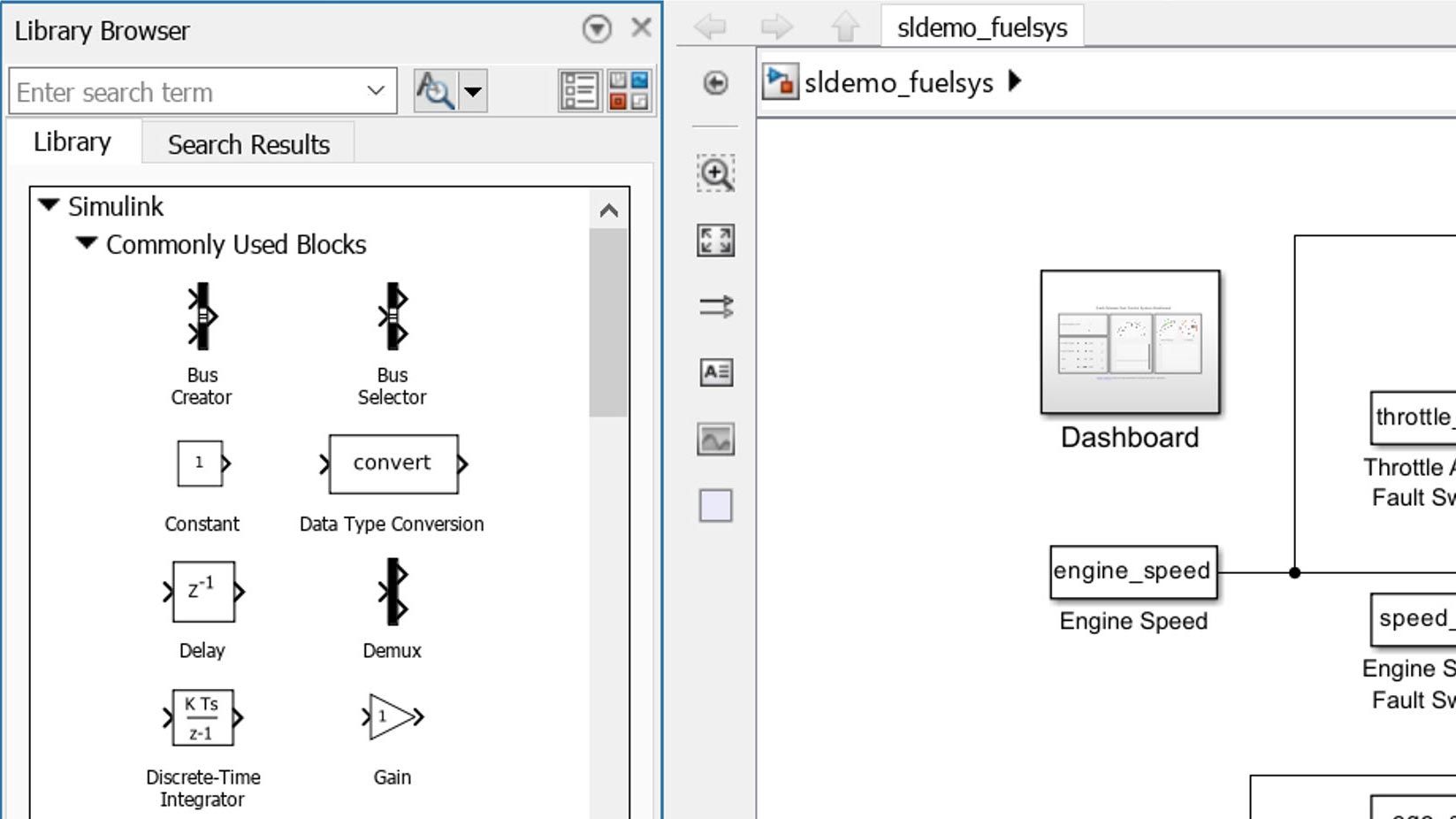 Dock the Simulink Library Browser for faster model authoring.