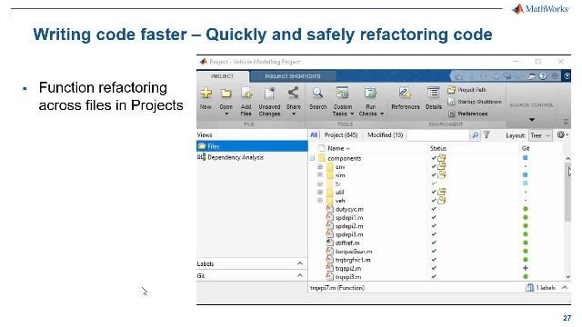 Produce more robust and easily shareable code for finance applications using MATLAB.