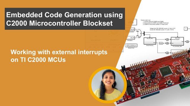 Follow this step-by-step guide on how to configure external interrupts on an F28379D LaunchPad using C2000 Microcontroller Blockset.