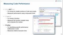 Questo webinar si focalizza sulle tecniche e sugli strumenti che consentono di condividere e gestire il proprio codice MATLAB in modo più efficace.