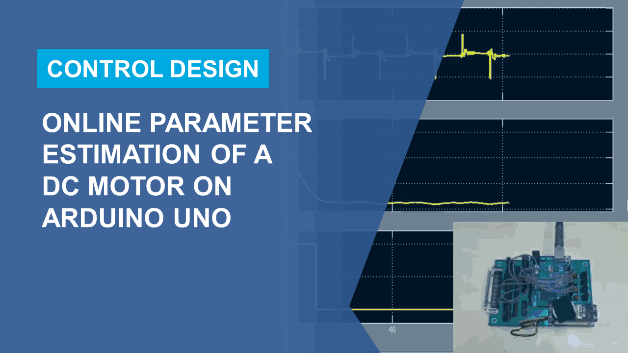 Program embedded processors to estimate parameters and detect changes in motor dynamics in real time using System Identification Toolbox.